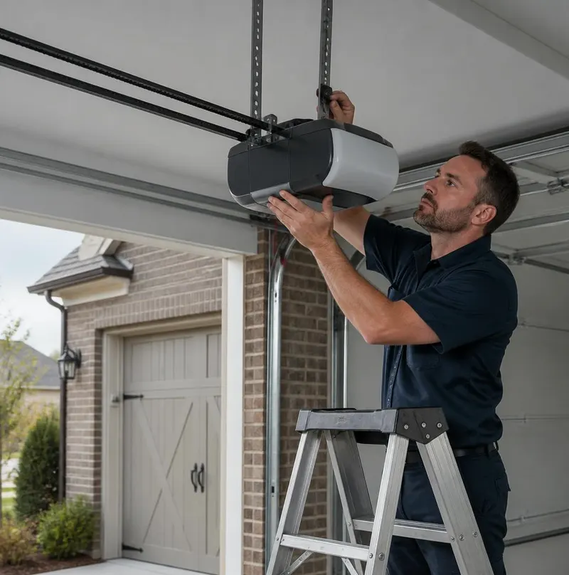 Off Track Door Repair in Eagle Lake